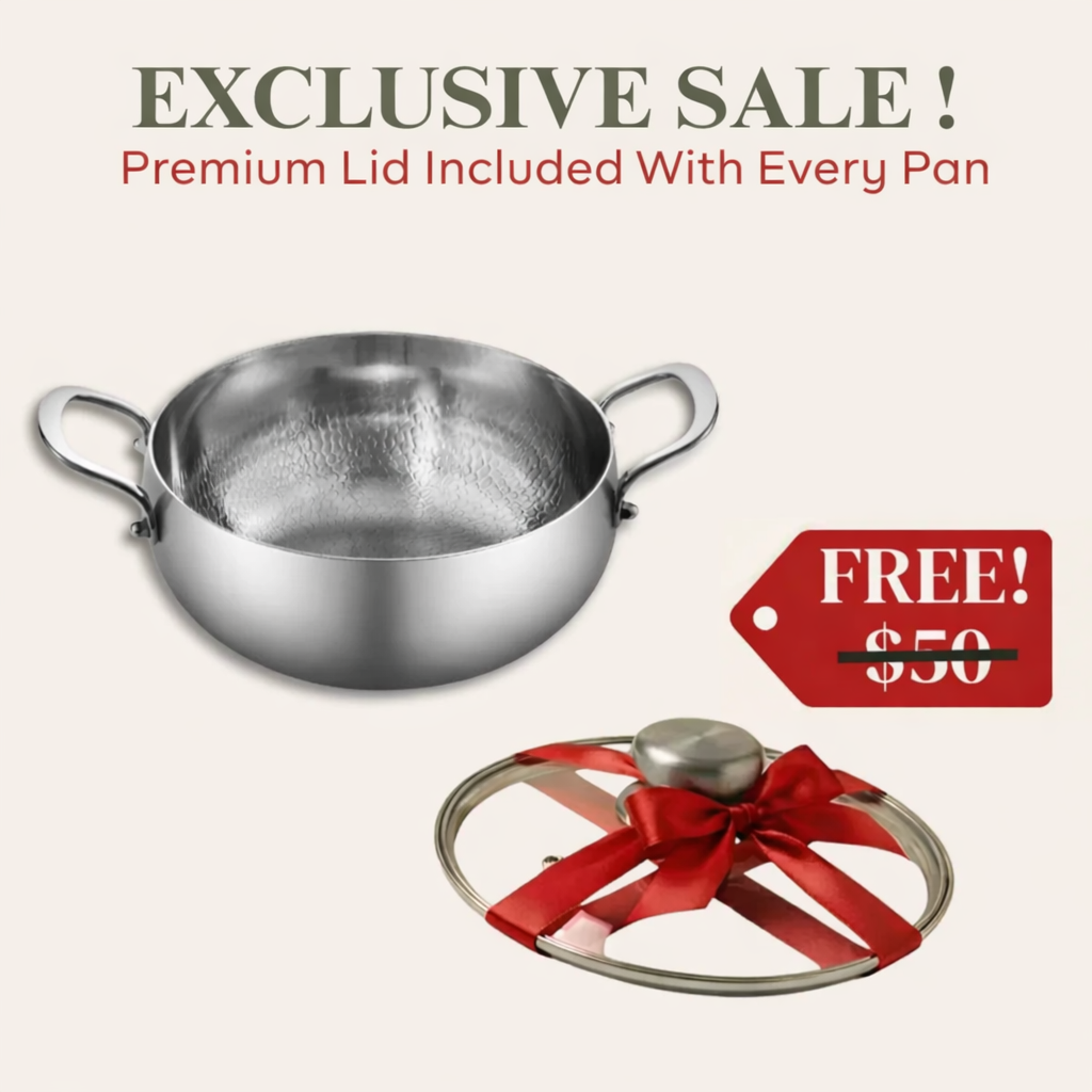 Titanium Deep Casserole Pot Pro + FREE LID